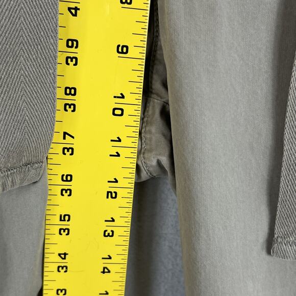 Old Navy Pants Women's 14 Tie Belted Beige Wide Leg 100% Cotton Y2K - Picture 9 of 9